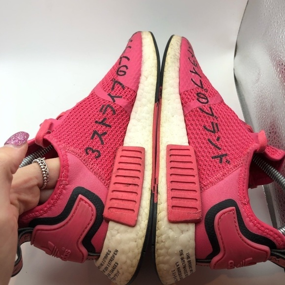 Adidas NMD R1 girls sneakers size 5.5Y/womens 7 pink - Picture 7 of 9
